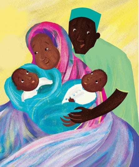 What to read in 2026: recommendations from booksellers and publishers in Abuja, Nairobi and Brighton An illustration showing a man and a woman cradling two babies.
