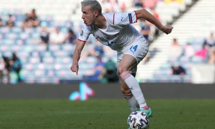 Jakub Jankto in action for the Czech Republic