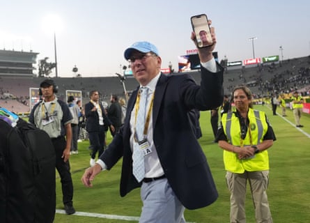 John Textor at the Rose Bowl