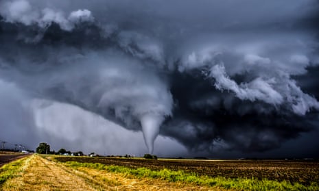 In the eye of the storm … a tornado in Kansas.