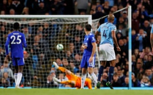 Manchester City 1 0 Leicester Premier League As It Happened Football The Guardian