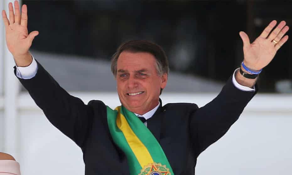 Jair Bolsonaro takes office as Brazil’s President