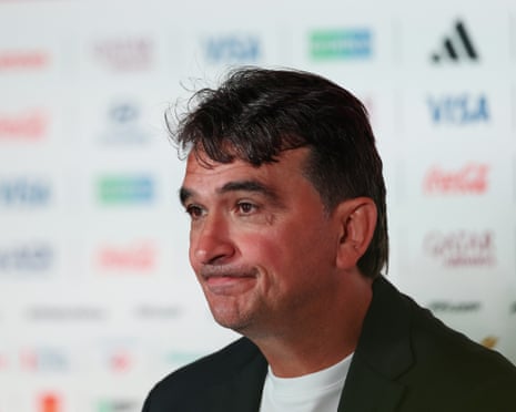 Zlatko Dalić at the post-match press conference in Toronto after defeat to Portugal.
