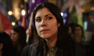 Mariana Mortagua campaigns in Lisbon.