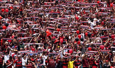 Flamengo fans enjoy their 3-1 win against Chelsea