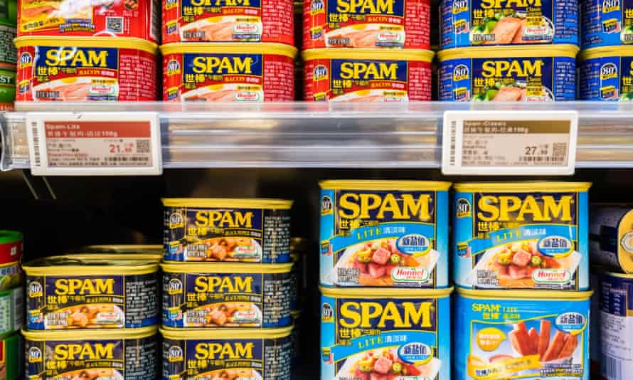 Spam has a long history in Asia, where it was imported from the US and sometimes considered a luxury product because of its proximity to western culture