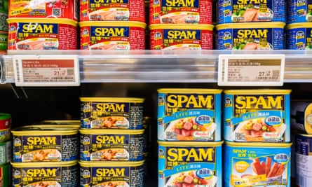 Spam has a long history in Asia, where it was imported from the US and sometimes considered a luxury product because of its proximity to western culture