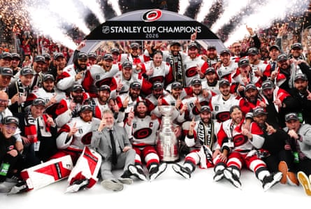 Carolina celebrate their second championship