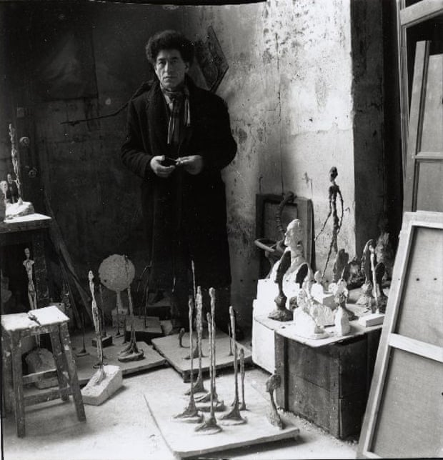 Giacometti in the studio in 1951.