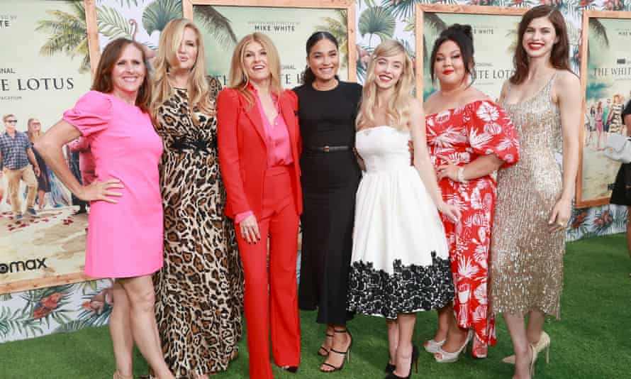 Molly Shannon, Jennifer Coolidge, Connie Britton, Brittany O’Grady, Sydney Sweeney, Jolene Purdy and Alexandra Daddario