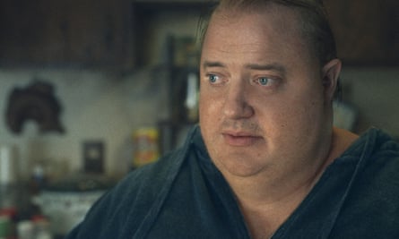 Brendan Fraser in The Whale.