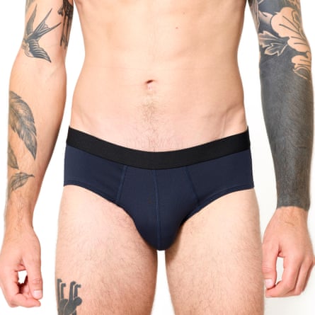 DECATHLON Men’s breathable briefs in Dark blue