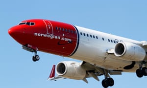 A Norwegian Airlines Boeing 737. The country’s short-haul airliners are set to be entirely electric by 2040.