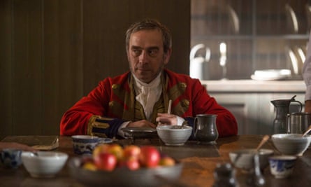 Adrian Schiller as the footman Cornelius Penge in the ITV drama Victoria, first aired in 2016.