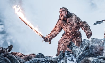 ‘Let’s face it, I have the coolest weapon on the show. It’s better than a lightsaber…’ Richard Dormer as Beric Dondarrion in Game of Thrones.