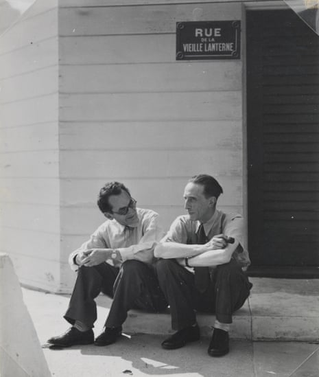 Man Ray with Duchamp, 1948