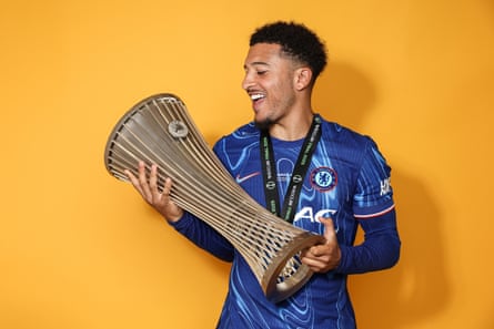 Jadon Sancho won a trophy but it wasn’t enough to extend his stay at Chelsea.