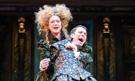 ‘My goods’ … Claire Price as Petruchia and Joseph Arkley as Katherine in the RSC’s Taming of the Shrew.