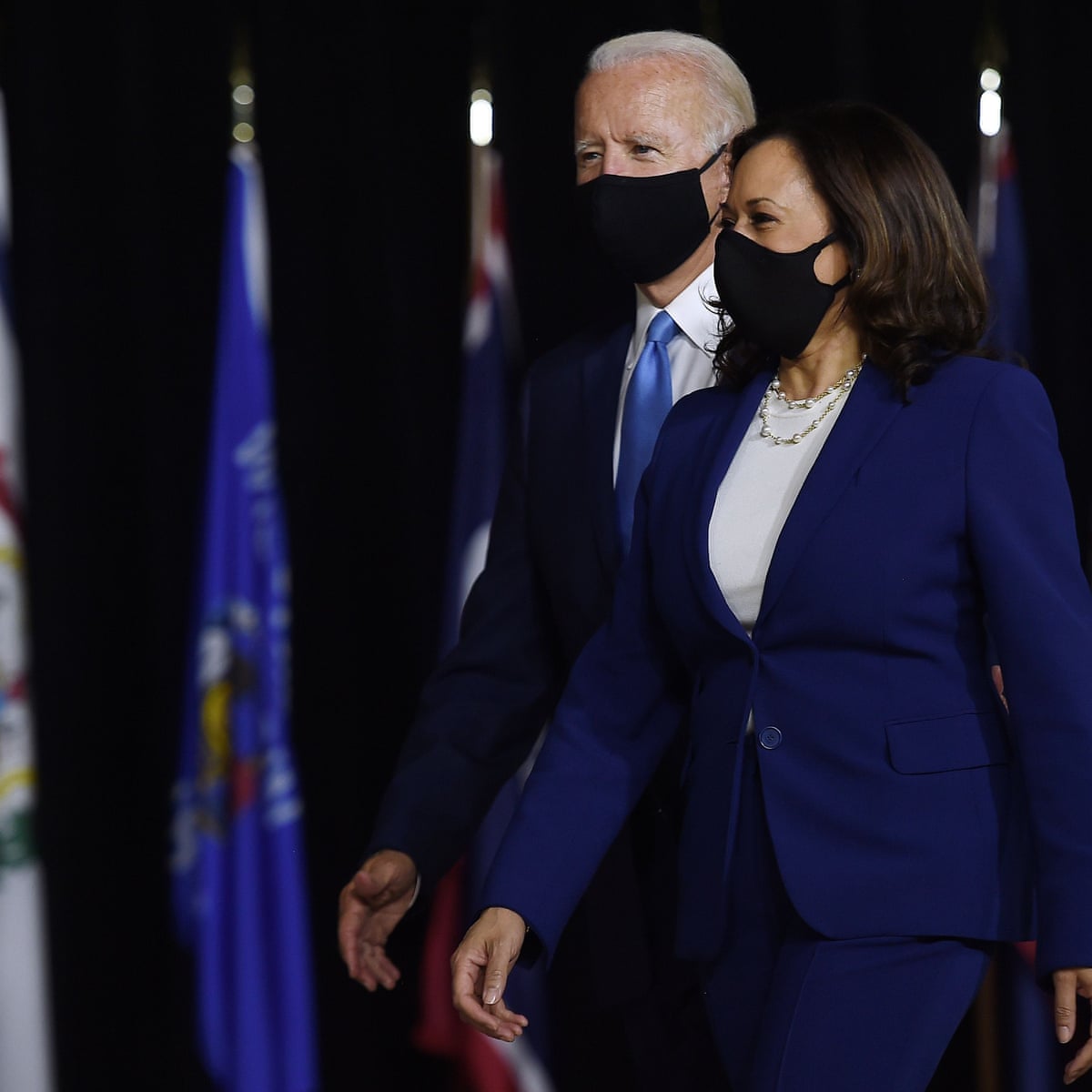 Joe Biden And Kamala Harris Call For Nationwide Mask Mandate As It Happened Us News The Guardian