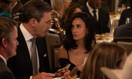 Jon Hamm and Demi Moore in Landman.