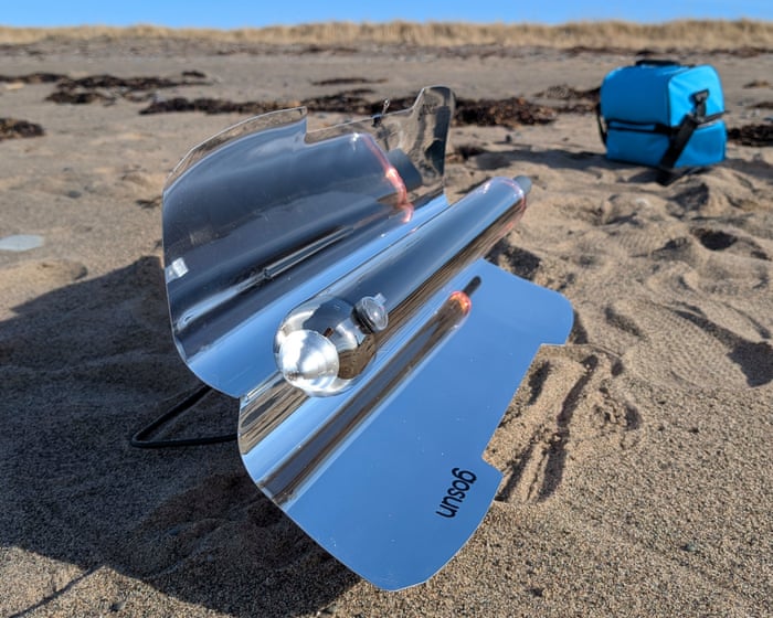 This fuel-free solar oven cooks on sunshine when you have it, electricity when you don’t