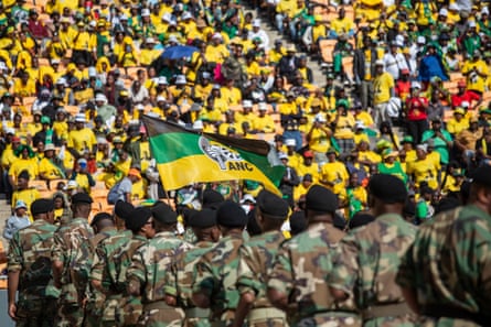 Members of uMkhonto we Sizwe (MK), the paramilitary wing of the African National Congress