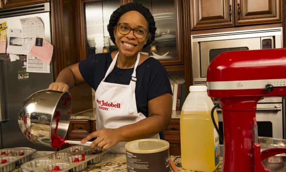Silvette Bullard works as a school counselor by day and bakes several nights a week and weekends at home for customers. She launched her Julobell Bakery in June 2020.