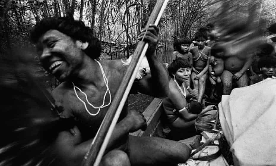 The Yanomami tribe photographed by Claudia Andujar in 1974.