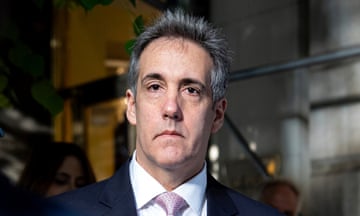 Michael Cohen leaves his apartment to head to court for Donald Trump’s trial in New York on 13 May 2024.