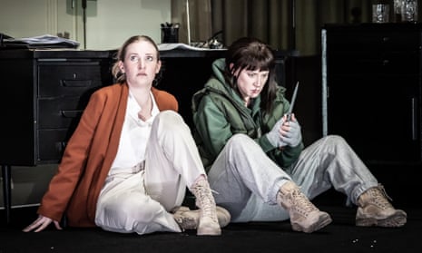 Sarah Dufresne as Tusnelda with (right) Kamilla Dunstand as Ramise.