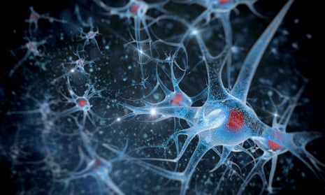 digital illustration of a neuron