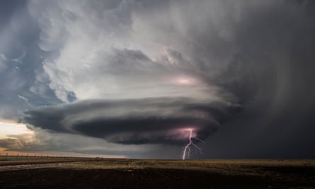 Tornado in Moscow, Kansas on May 21, 2020