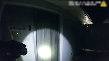 ‘A violent tool’ … police body cam footage in The Perfect Neighbor.