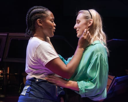 Complex relationship … Nancy Brabin Platt and Sia Kiwa in Gwenda's Garage at Sheffield Playhouse.