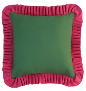 In Casa by Paboy is a social enterprise based in Naples, founded by craftsman Paboy Bojang. Bojang wants to employ and encourage other migrants to sell crafts online.Ruffle cushion, £73, In Casa by Paboy