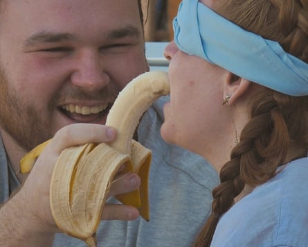 Virgin Island participants Zac and Charlotte work on their intimacy issues