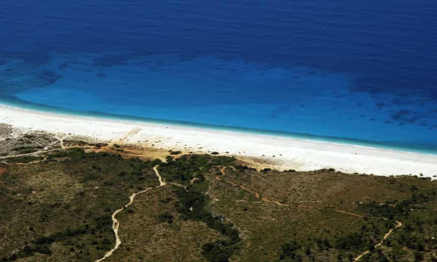 Albania. Drymades Beach. Ionian coast.