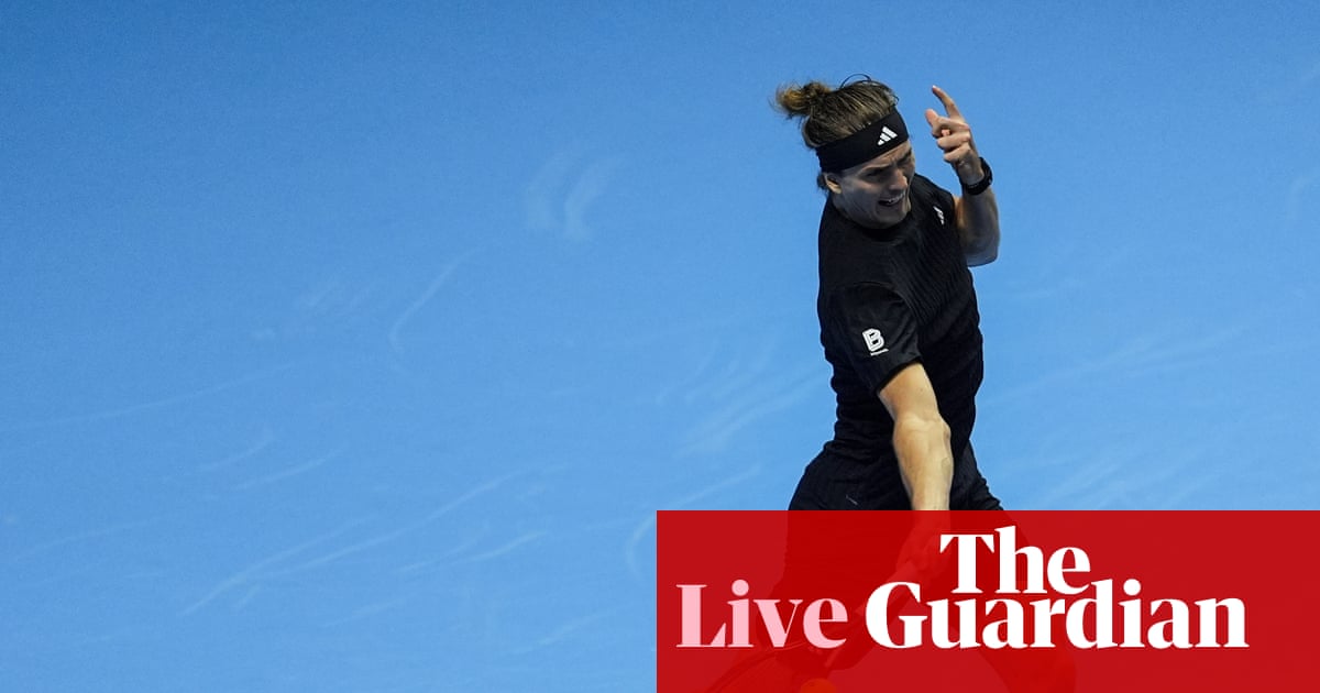 Alexander Zverev v Felix Auger-Aliassime: ATP Finals tennis – live