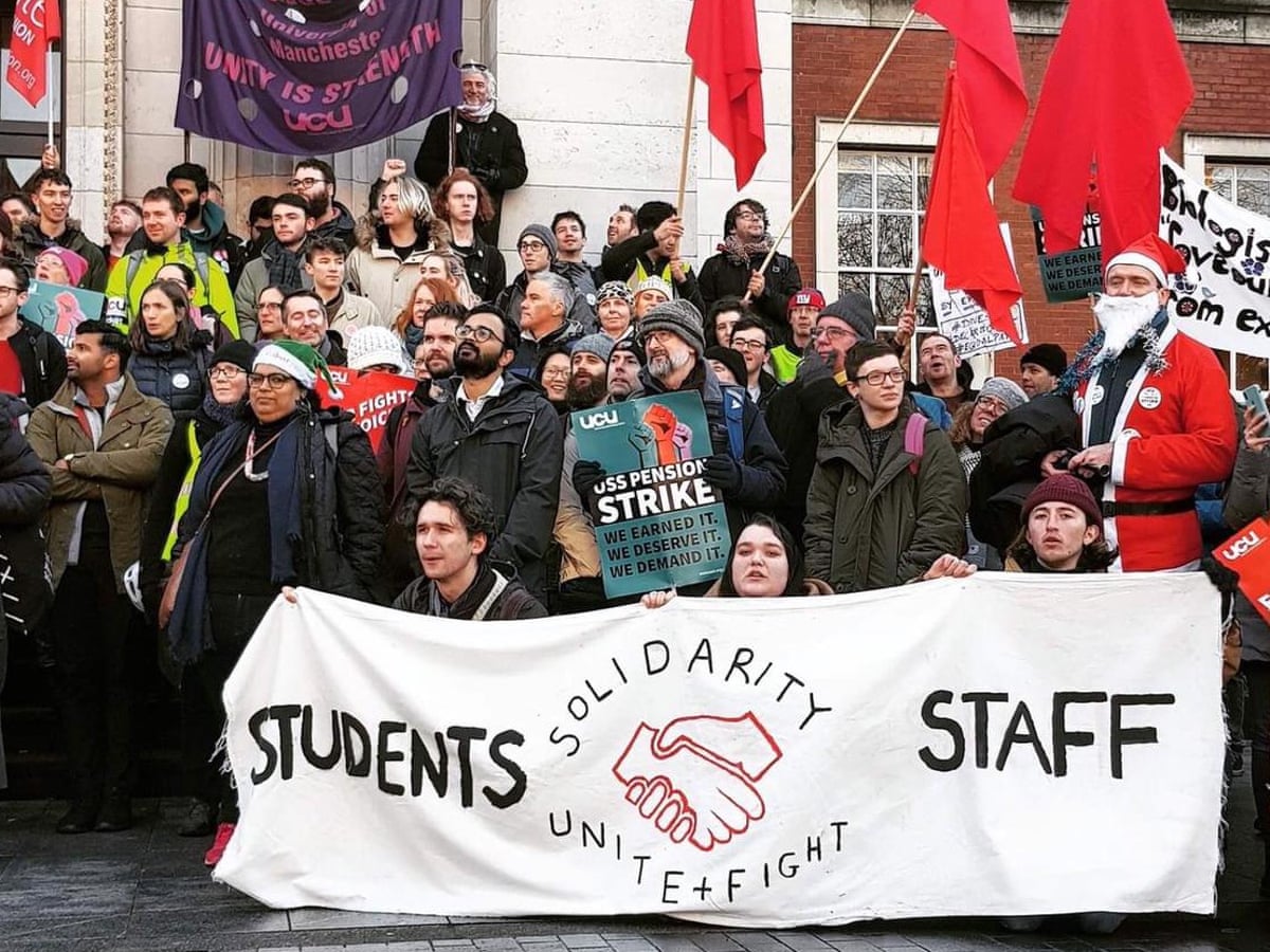 It Can T Go On Students Join Lecturers On The Picket Line Universities The Guardian