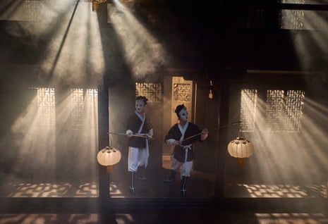 Backstage during rehearsals for Turandot at the Royal Opera House