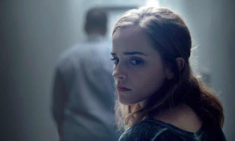 Emma Watson in The Circle. ‘The Circle is a cartoon. It’s not real. Facebook is real, and it’s scary.’