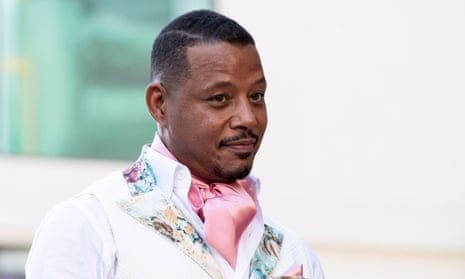 Terrence Howard, pictured in 2019, receiving his star on the Hollywood Walk of Fame, in Los Angeles.