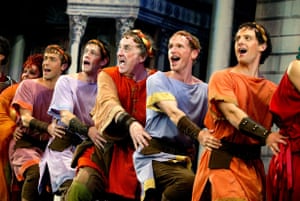 A Funny Thing Happened on the Way to the Forum on the Olivier stage of the National Theatre, July 2004.