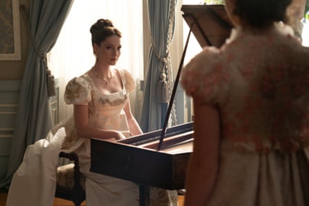 Hannah Dodd as Francesca Bridgerton in season three.