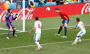 Pique scores the opener.