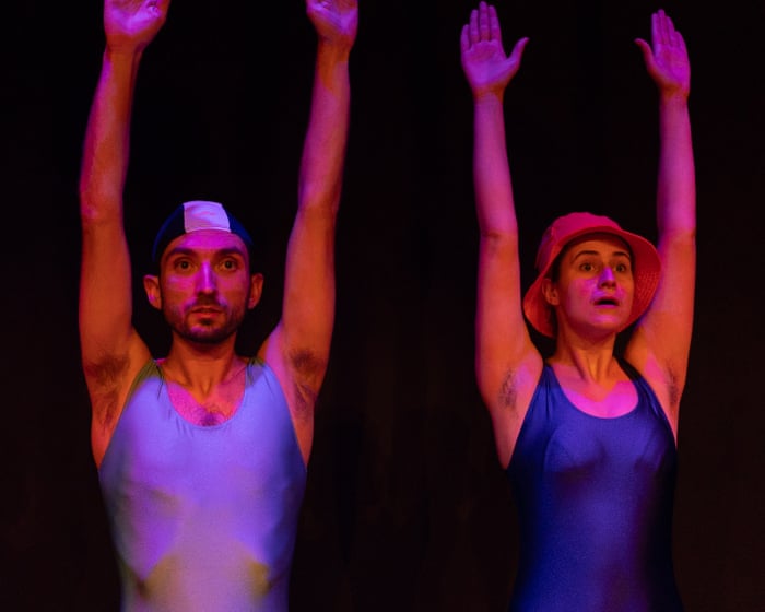 The Crawl review – madcap swimming comedy performed by synchronised duo