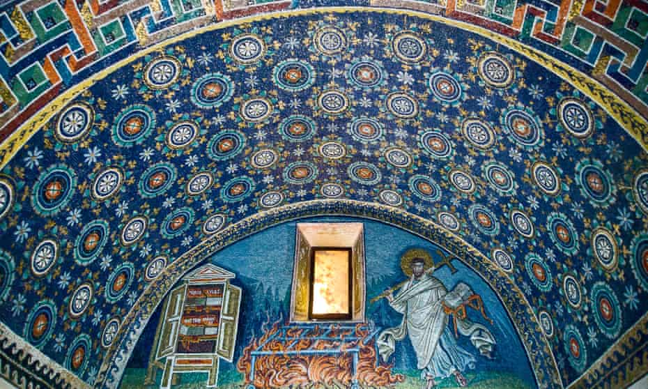 ‘One of the glories of Ravenna’: A mosaic in the Galla Placidia chapel in Italy