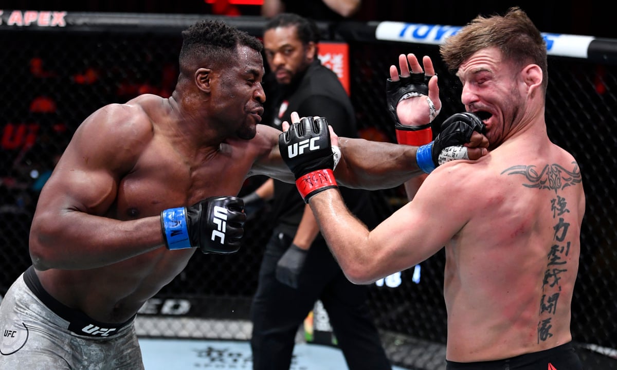 Ufc 260 Francis Ngannou Overwhelms Stipe Miocic To Claim Heavyweight Title Ufc The Guardian