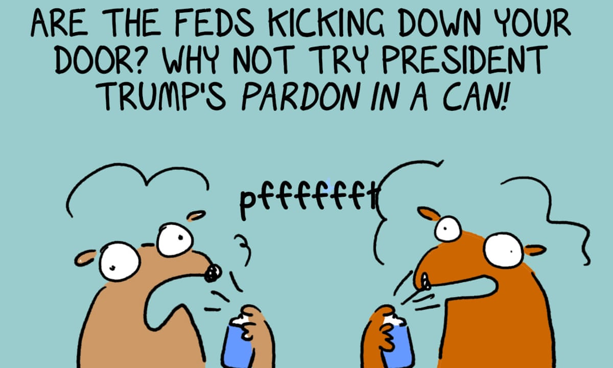 Trump Is Making A Pre Emptive Pardon Available To You It S Pardon In A Can First Dog On The Moon The Guardian Trump Is Making A Pre Emptive Pardon Available To You It S Pardon In A Can First Dog On The Moon The Guardian