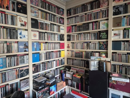 More of Andrew’s CD collection.